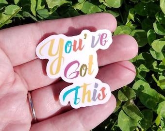 You've got this sticker, You've got it sticker, Motivational sticker, motivational stickers, mental health sticker, mental health stickers