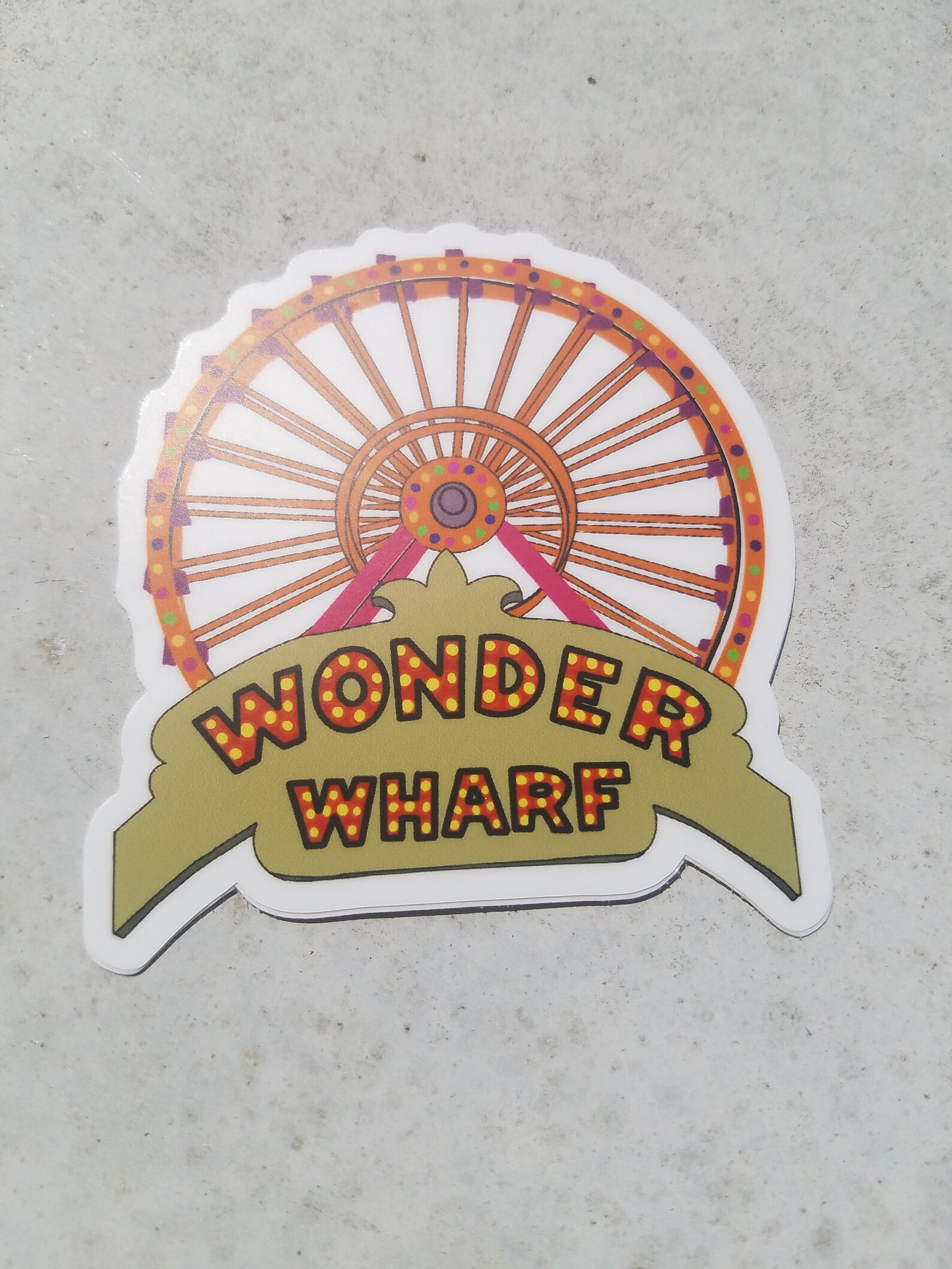 Bobs Burgers Sticker Wonder Wharf Ferris Wheel Bob's Etsy