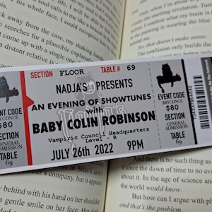 Nadjas Bookmark, What we do in the shadows bookmark, nadja bookmark, Colin Robinson bookmark, what we do in the shadows, nadja bookmark