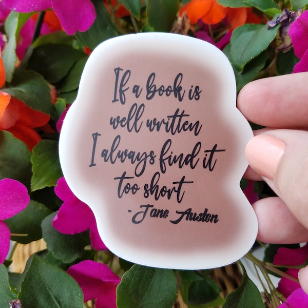Book Quote Stickers - Etsy