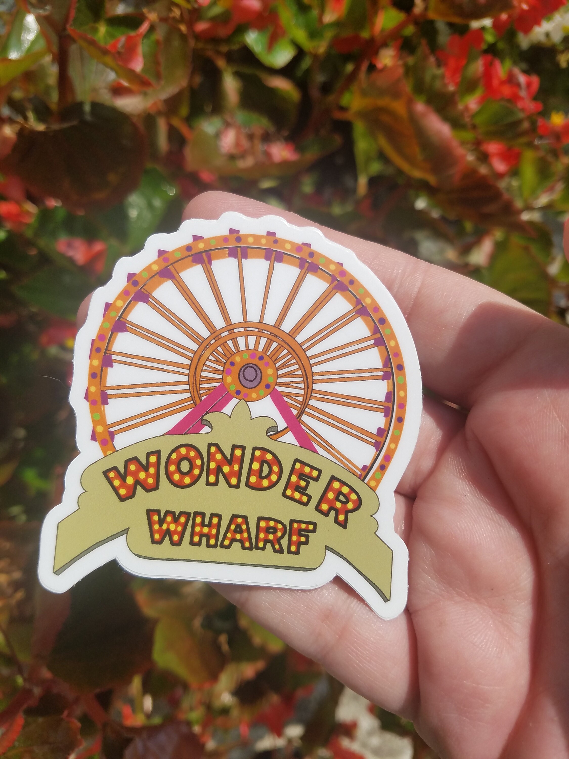 Bobs Burgers Sticker Wonder Wharf Ferris Wheel Bob's Etsy UK