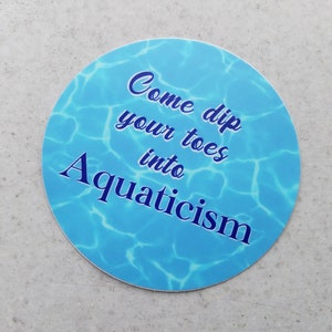 Bobs Burgers Sticker, Aquaticism, Bob&#39;s burgers vinyl sticker, Aquaticism Sticker, Bob&#39;s Burgers Summer Sticker, Wetty Set Go vinyl