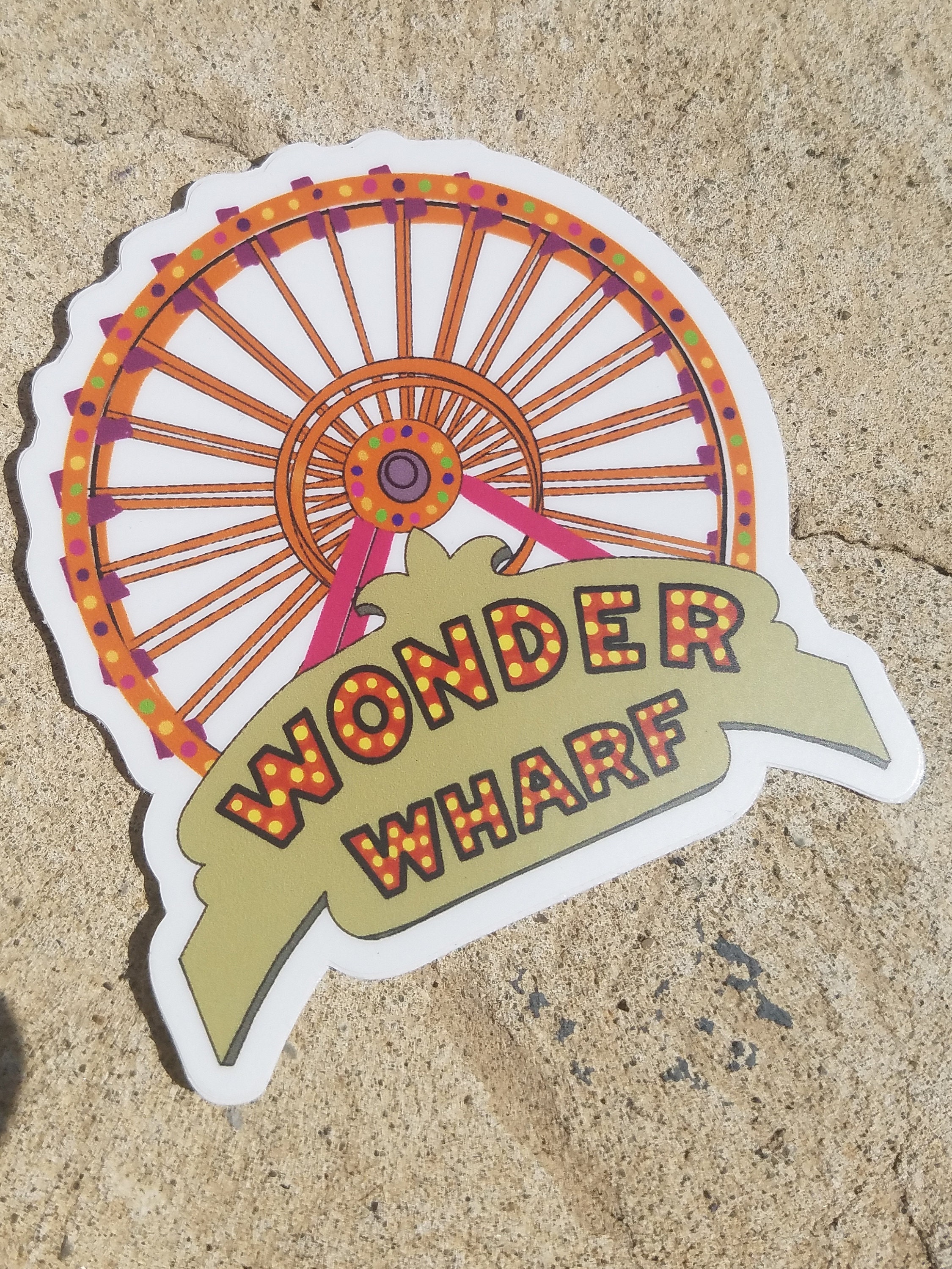 Bobs Burgers Sticker Wonder Wharf Ferris Wheel Bob's Etsy
