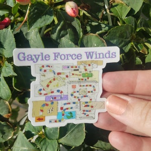 Bobs Burgers Sticker, Gayle force winds , Bob&#39;s burgers vinyl sticker, Gayle Bobs burgers, Bob&#39;s Burgers aunt gayle, bobs burgers gayle