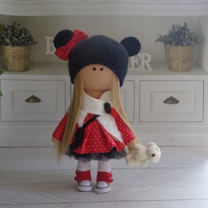 Interior doll mouse doll mouse style doll textile doll gift doll rag doll interior decoration doll