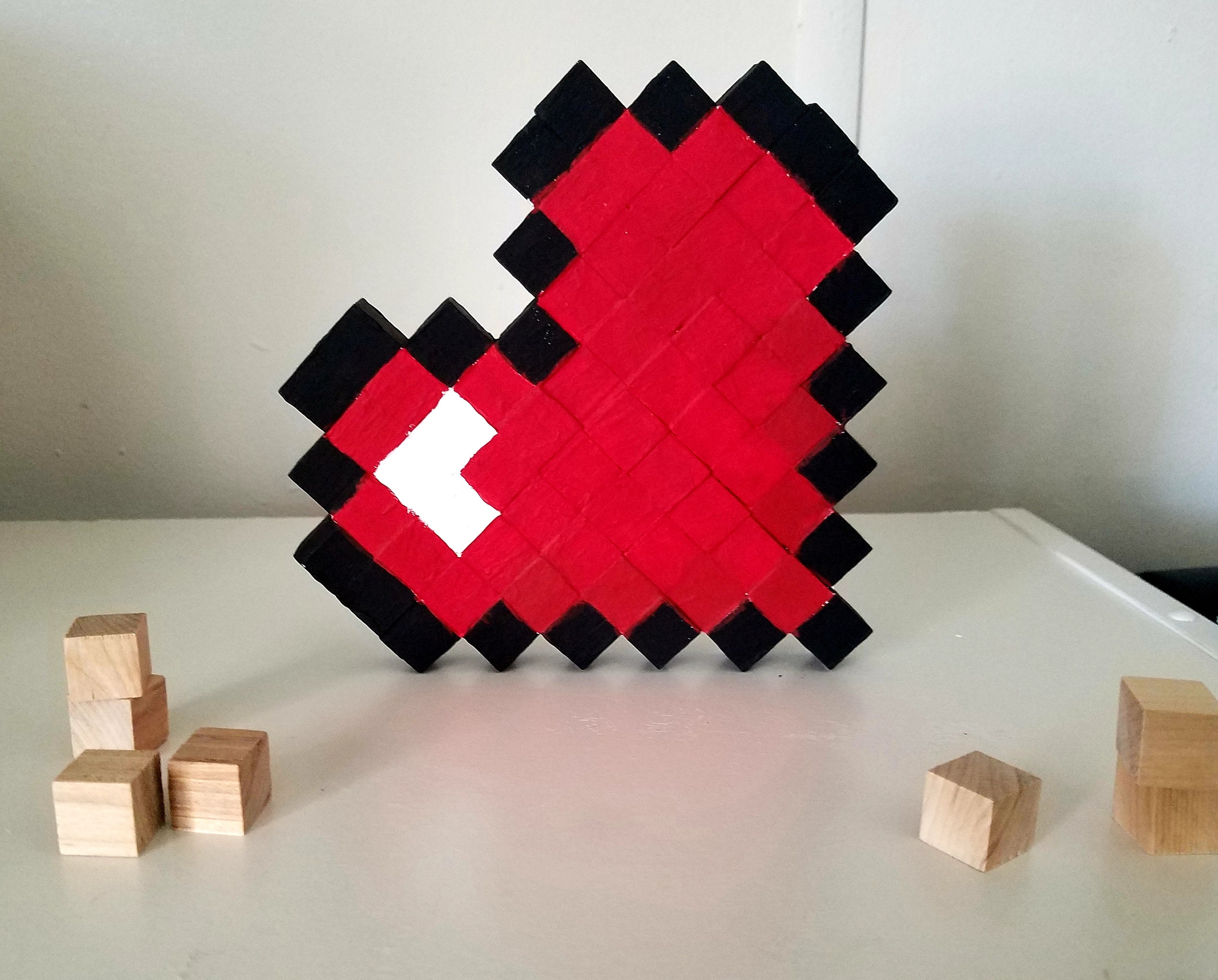 Minecraft heart pixel art deals
