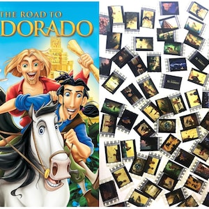 Larger Pack of 20x Genuine 35mm Clips - The Road to El Dorado (2000) 35mm Film Cell Movie Filmcell Pack