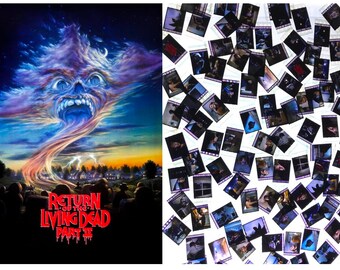 15x Genuine 35mm Clips - Return of the Living Dead Part II 2 (1988) 35mm Film Cell Movie Filmcell Pack
