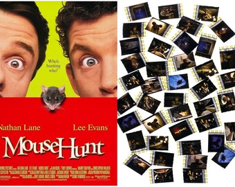 Larger Pack of 15x Genuine 35mm Clips - MouseHunt (1997) 35mm Film Cell Movie Filmcell Pack