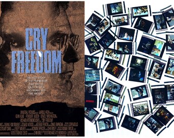 Larger Pack of 20x Genuine 35mm Clips - Cry Freedom (1987) 35mm Film Cell Movie Filmcell Pack