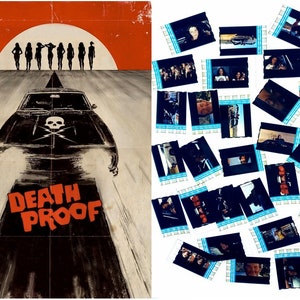 Larger Pack of 20x Genuine 35mm Clips - Death Proof (2007) 35mm Film Cell Movie Filmcell Pack