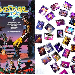 Larger Pack of 20x Genuine 35mm Clips - BraveStarr (1987) 35mm Film Cell Movie Filmcell Pack