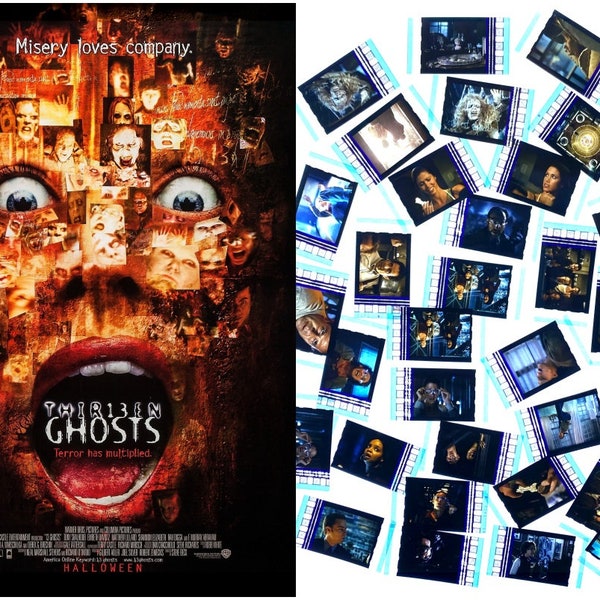 15 x Genuine 35mm Clips - Thir13en Ghosts (2001) 13 Ghosts / Thirteen 35mm Film Cell Movie Filmcell Pack