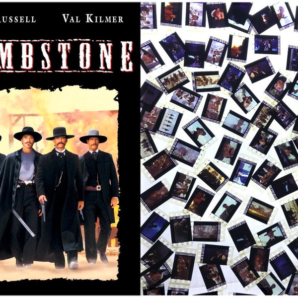 15x Genuine 35mm Clips - Tombstone (1993) 35mm Film Cell Movie Filmcell Pack