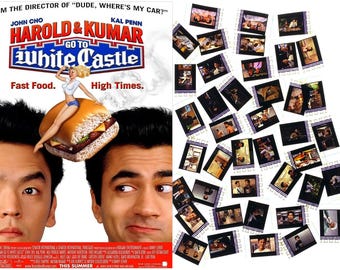Larger Pack of 20x Genuine 35mm Clips - Harold & Kumar Go to White Castle (2004) 35mm Film Cell Movie Filmcell Pack