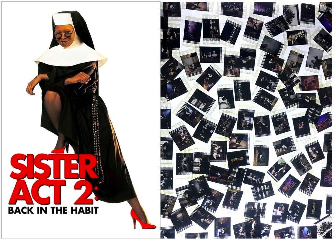 25x Genuine 35mm Clips Sister Act 2 Back in the Habit 1993 35mm Film ...