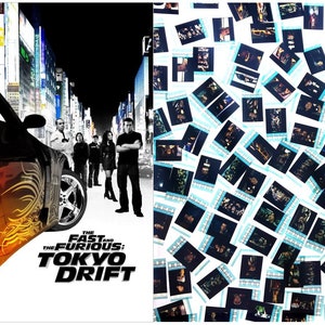 Larger Pack of 20x Genuine 35mm Clips - The Fast and the Furious 3 Tokyo Drift (2006) 35mm Film Cell Movie Filmcell Pack