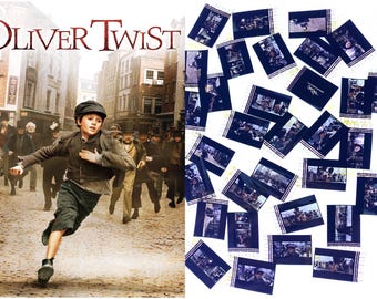 Larger Pack of 15x Genuine 35mm Clips - Oliver Twist (2005) 35mm Film Cell Movie Filmcell Pack
