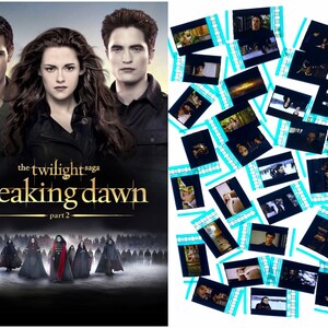 Större förpackning med 20x äkta 35 mm-klämmor - The Twilight Saga Breaking Dawn - Del 2 (2012) 35 mm Filmcell Filmcell-paket