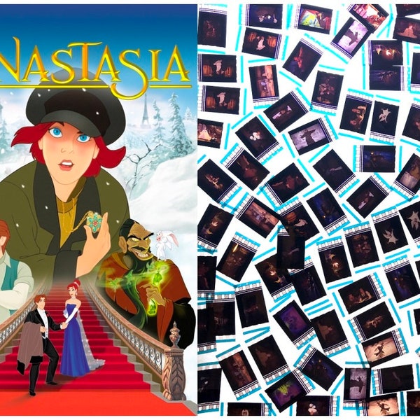Larger Pack of 20x Genuine 35mm Clips - Anastasia (1997) 35mm Film Cell Movie Filmcell Pack