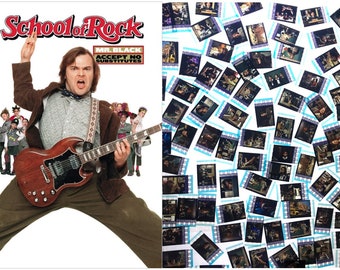 Larger Pack of 20x Genuine 35mm Clips - School of Rock (2003) 35mm Film Cell Movie Filmcell Pack