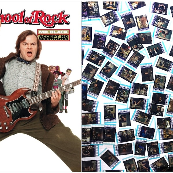 15x Genuine 35mm Clips - School of Rock (2003) 35mm Film Cell Movie Filmcell Pack