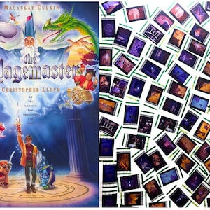 Larger Pack of 20x Genuine 35mm Clips - The Pagemaster (1994) 35mm Film Cell Movie Filmcell Pack