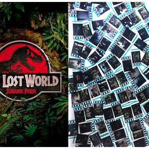 Larger Pack of 20x Genuine 35mm Clips - Jurassic Park 2 The Lost World (1995) 35mm Film Cell Movie Filmcell Pack