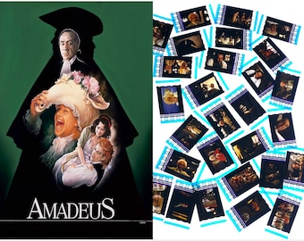 Larger Pack of 25 x Genuine 35mm Clips - Amadeus (1984) 35mm Film Cell Movie Filmcell Pack