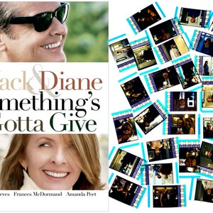Pacote maior de 20x clipes genuínos de 35 mm - Something&#39;s Gotta Give (2003) 35 mm Film Cell Movie Filmcell Pack