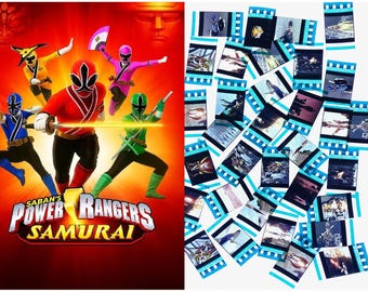 15x Genuine 35mm Clips - Power Rangers Samurai 35mm Film Cell Movie Filmcell Pack