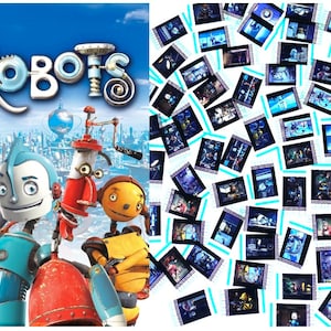 Larger Pack of 20x Genuine 35mm Clips - Robots (2005) 35mm Film Cell Movie Filmcell Pack