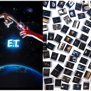 Larger Pack of 20x Genuine 35mm Clips - E.T. the Extra-Terrestrial (1982) e.t 35mm Film Cell Movie Filmcell Pack