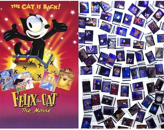 Felix the CAT ミラー 1988年 ヴィンテージ Larger Pack of 20x Genuine 35mm Clips - Felix the Cat the Movie