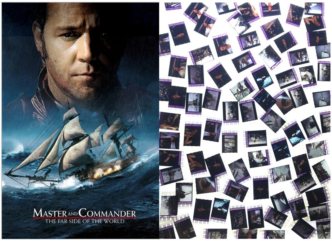 Larger Pack of 20x Genuine 35mm Clips - Master and Commander The Far Side of the World (2003) 35mm Film Cell Movie Filmcell Pack