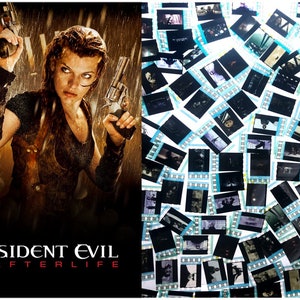 Larger Pack of 20x Genuine 35mm Clips - Resident Evil Afterlife (2010) 35mm Film Cell Movie Filmcell Pack