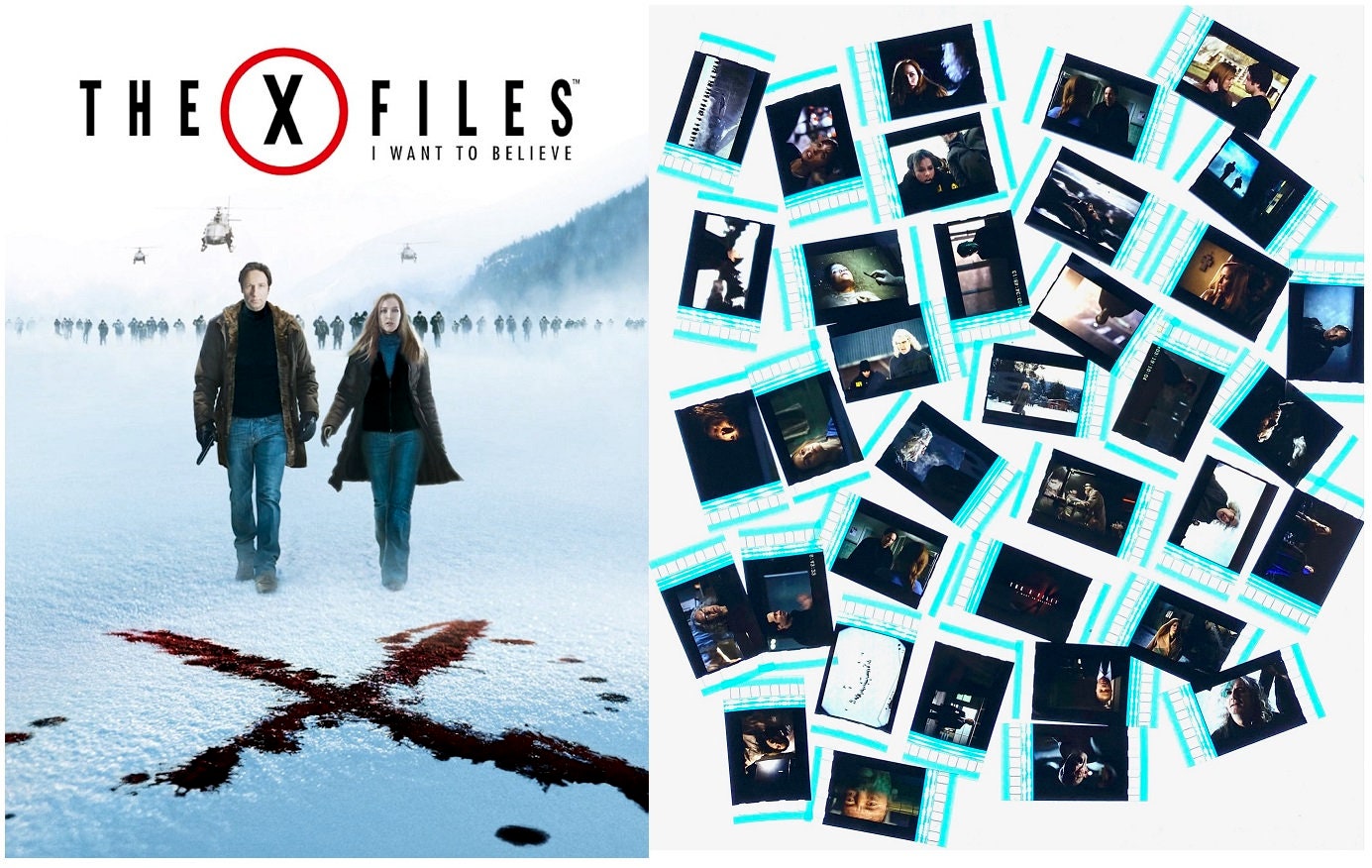 Larger Pack of 20x Genuine 35mm Clips - the X Files I Want to