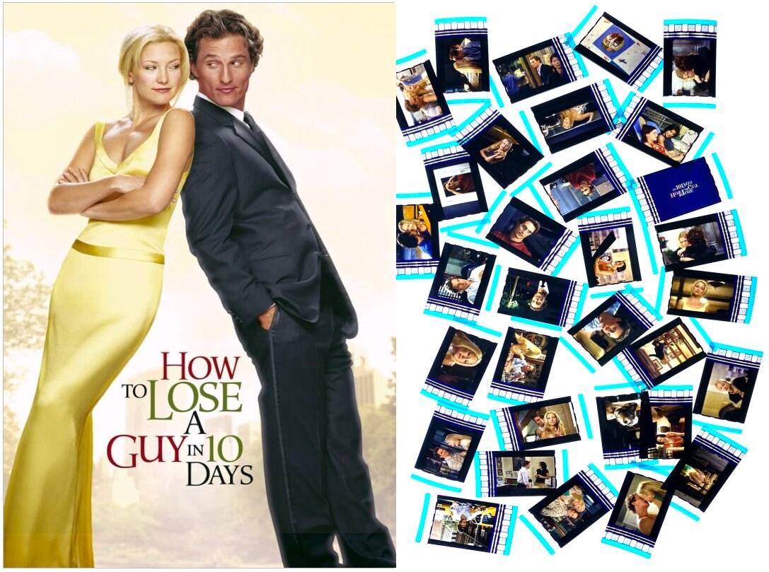 Larger Pack of 20x Genuine 35mm Clips - How to Lose a Guy in 10 Days (2003) 35mm Film Cell Movie Filmcell Pack