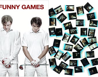Larger Pack of 20x Genuine 35mm Clips - Funny Games (2008) 35mm Film Cell Movie Filmcell Pack