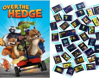 Larger Pack of 20x Genuine 35mm Clips - Over the Hedge (2006) 35mm Film Cell Movie Filmcell Pack