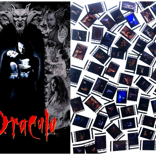 15 x véritables clips 35 mm - Dracula (1992) de Bram Stoker, paquet de films 35 mm