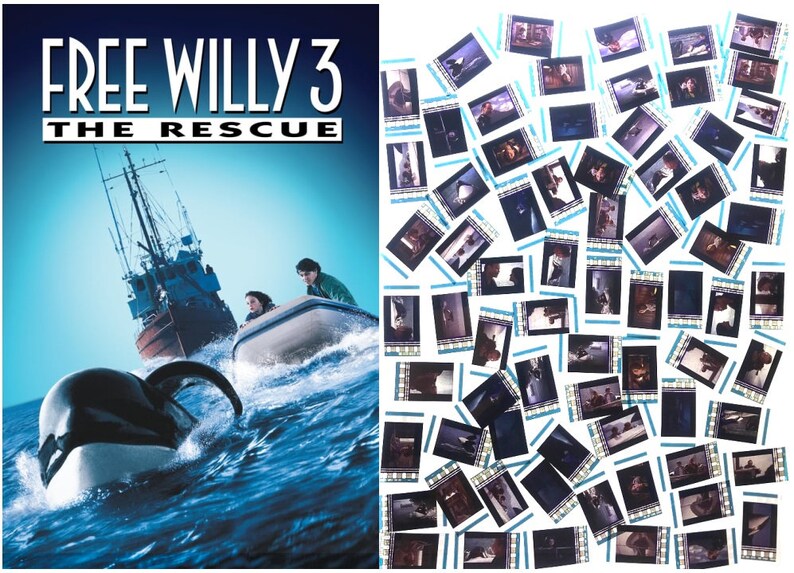 25x Genuine 35mm Clips Free Willy 3 The Rescue 1997 35mm Film Cell Movie Filmcell Pack image 1