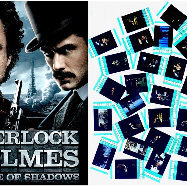25x Genuine 35mm Clips - Sherlock Holmes 2 A Game of Shadows (2011) 35mm Film Cell Movie Filmcell Pack