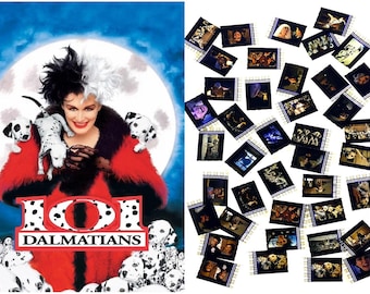 Larger Pack of 20x Genuine 35mm Clips - 101 Dalmatians (1996) 35mm Film Cell Movie Filmcell Pack