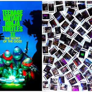 Larger Pack of 20x Genuine 35mm Clips - Teenage Mutant Ninja Turtles II 2 The Secret of the Ooze (1991) 35mm Film Cell Movie Filmcell Pack