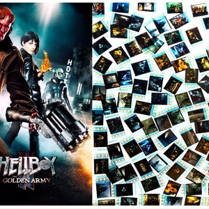 Paquete más grande de 20 clips originales de 35 mm - Hellboy II 2 The Golden Army (2008) Paquete de película de 35 mm Filmcell