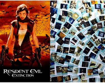 25x Genuine 35mm Clips - Resident Evil Extinction (2007) 35mm Film Cell Movie Filmcell Pack