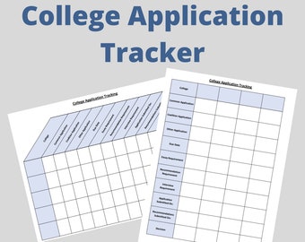 College Application Tracker