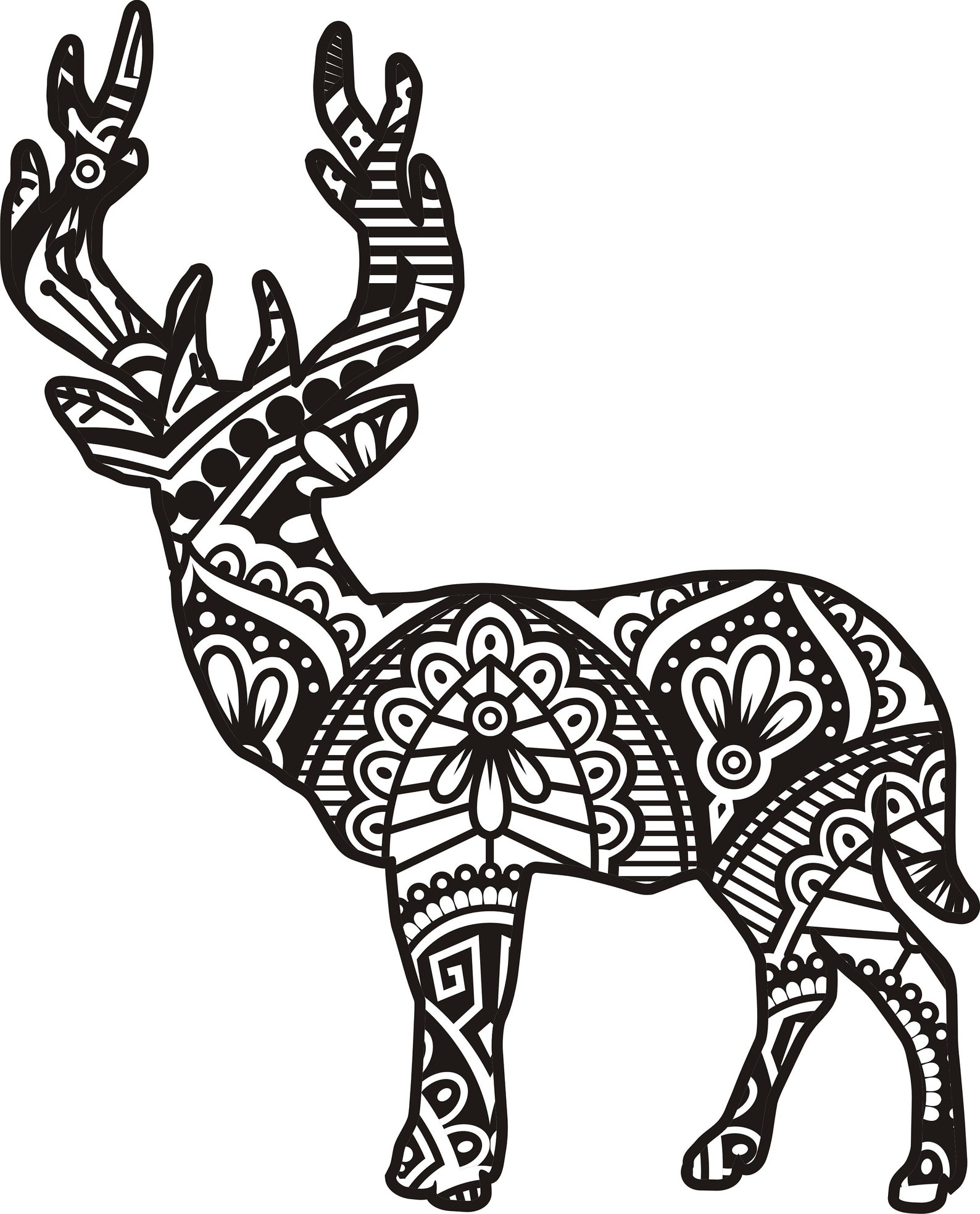 5 Animal Coloring Pages | Etsy