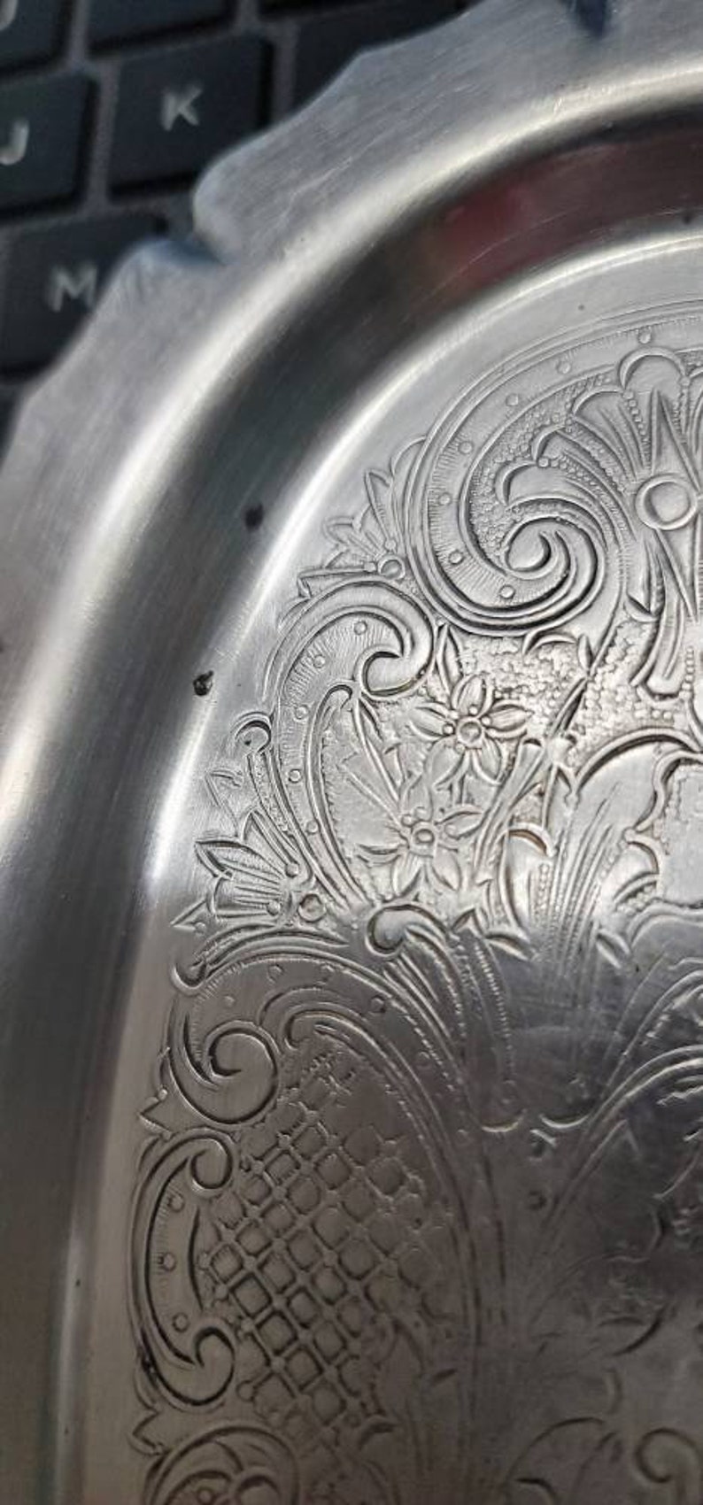 Art S Co Silver Tray Etsy